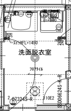 ランドリーロープの記載なし