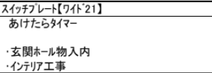 あけたらタイマーの表記